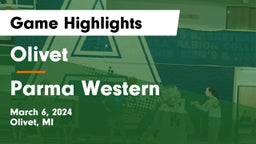 Olivet  vs Parma Western  Game Highlights - March 6, 2024