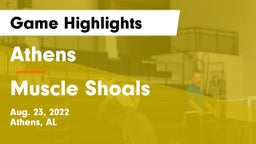 Athens  vs Muscle Shoals  Game Highlights - Aug. 23, 2022