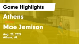 Athens  vs Mae Jemison  Game Highlights - Aug. 20, 2022