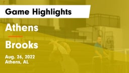 Athens  vs Brooks  Game Highlights - Aug. 26, 2022