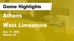 Athens  vs West Limestone  Game Highlights - Oct. 17, 2022