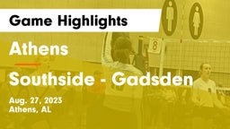 Athens  vs Southside  - Gadsden Game Highlights - Aug. 27, 2023