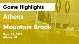 Athens  vs Mountain Brook  Game Highlights - Sept. 21, 2023