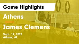 Athens  vs James Clemens  Game Highlights - Sept. 19, 2023