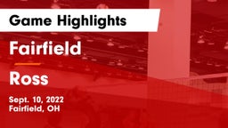 Fairfield  vs Ross  Game Highlights - Sept. 10, 2022