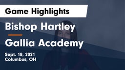 Bishop Hartley  vs Gallia Academy Game Highlights - Sept. 18, 2021