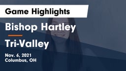 Bishop Hartley  vs Tri-Valley  Game Highlights - Nov. 6, 2021