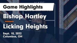 Bishop Hartley  vs Licking Heights  Game Highlights - Sept. 10, 2022