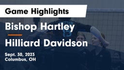 Bishop Hartley  vs Hilliard Davidson  Game Highlights - Sept. 30, 2023