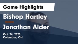 Bishop Hartley  vs Jonathan Alder Game Highlights - Oct. 24, 2023