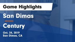 San Dimas  vs Century Game Highlights - Oct. 24, 2019