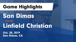 San Dimas  vs Linfield Christian Game Highlights - Oct. 30, 2019