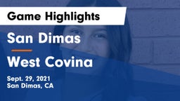 San Dimas  vs West Covina  Game Highlights - Sept. 29, 2021