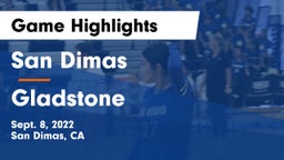 San Dimas  vs Gladstone  Game Highlights - Sept. 8, 2022