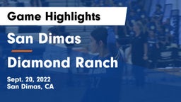 San Dimas  vs Diamond Ranch Game Highlights - Sept. 20, 2022