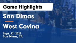 San Dimas  vs West Covina  Game Highlights - Sept. 22, 2022