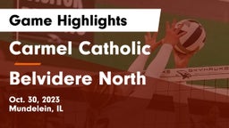 Carmel Catholic  vs Belvidere North  Game Highlights - Oct. 30, 2023