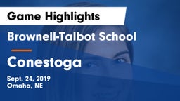 Brownell-Talbot School vs Conestoga Game Highlights - Sept. 24, 2019