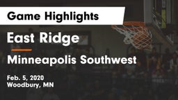 East Ridge  vs Minneapolis Southwest  Game Highlights - Feb. 5, 2020