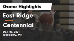 East Ridge  vs Centennial  Game Highlights - Dec. 28, 2021