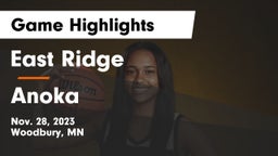 East Ridge  vs Anoka  Game Highlights - Nov. 28, 2023
