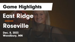 East Ridge  vs Roseville  Game Highlights - Dec. 8, 2023