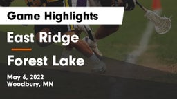 East Ridge  vs Forest Lake  Game Highlights - May 6, 2022