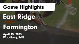 East Ridge  vs Farmington  Game Highlights - April 15, 2023