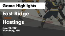 East Ridge  vs Hastings  Game Highlights - Nov. 20, 2021