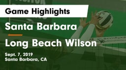 Santa Barbara  vs Long Beach Wilson  Game Highlights - Sept. 7, 2019