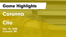 Corunna  vs Clio  Game Highlights - Jan. 10, 2020