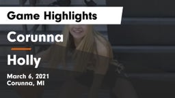 Corunna  vs Holly  Game Highlights - March 6, 2021