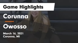 Corunna  vs Owosso  Game Highlights - March 16, 2021