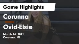 Corunna  vs Ovid-Elsie  Game Highlights - March 24, 2021