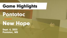 Pontotoc  vs New Hope  Game Highlights - Sept. 6, 2023