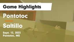 Pontotoc  vs Saltillo  Game Highlights - Sept. 12, 2023