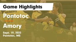 Pontotoc  vs Amory  Game Highlights - Sept. 19, 2023