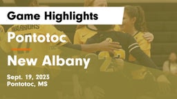 Pontotoc  vs New Albany  Game Highlights - Sept. 19, 2023
