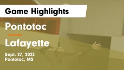 Pontotoc  vs Lafayette  Game Highlights - Sept. 27, 2023