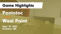 Pontotoc  vs West Point  Game Highlights - Sept. 29, 2023