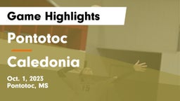 Pontotoc  vs Caledonia  Game Highlights - Oct. 1, 2023