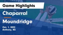 Chaparral  vs Moundridge Game Highlights - Oct. 1, 2022