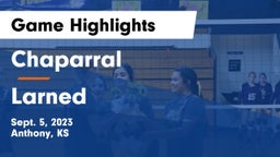 Chaparral  vs Larned  Game Highlights - Sept. 5, 2023