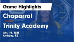 Chaparral  vs Trinity Academy  Game Highlights - Oct. 10, 2023