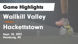 Wallkill Valley  vs Hackettstown  Game Highlights - Sept. 20, 2022
