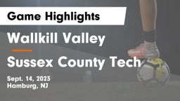 Wallkill Valley  vs Sussex County Tech  Game Highlights - Sept. 14, 2023