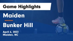 Maiden  vs Bunker Hill  Game Highlights - April 6, 2022