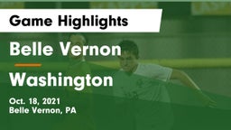 Belle Vernon  vs Washington  Game Highlights - Oct. 18, 2021