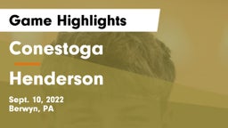 Conestoga  vs Henderson  Game Highlights - Sept. 10, 2022