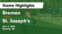 Bremen  vs St. Joseph's  Game Highlights - Oct. 5, 2022